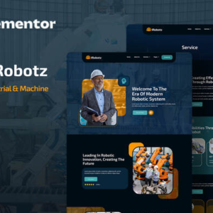 IRobotz – Robotics & Engineering Elementor Template Kit