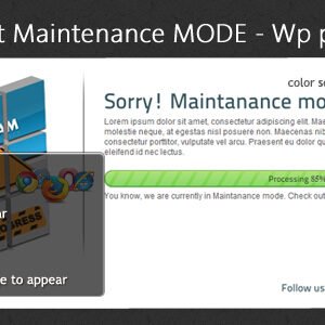 Maintenance Mode – WordPress Plugin